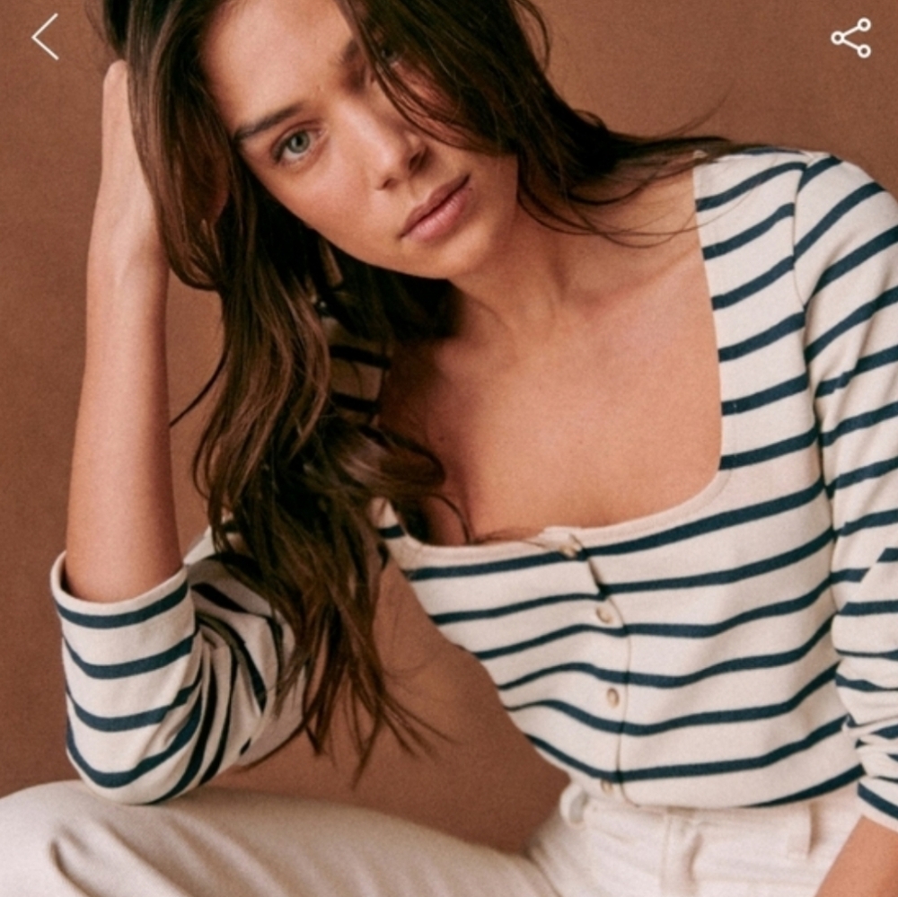 Sezane Linea Top